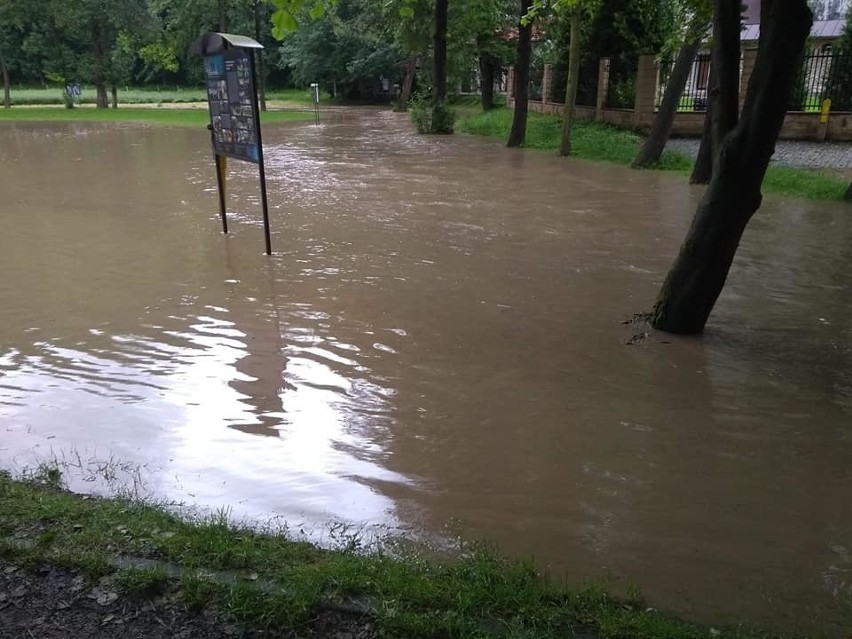 Tak było podczas nawałnic, gradobicia i podtopień w gminie...