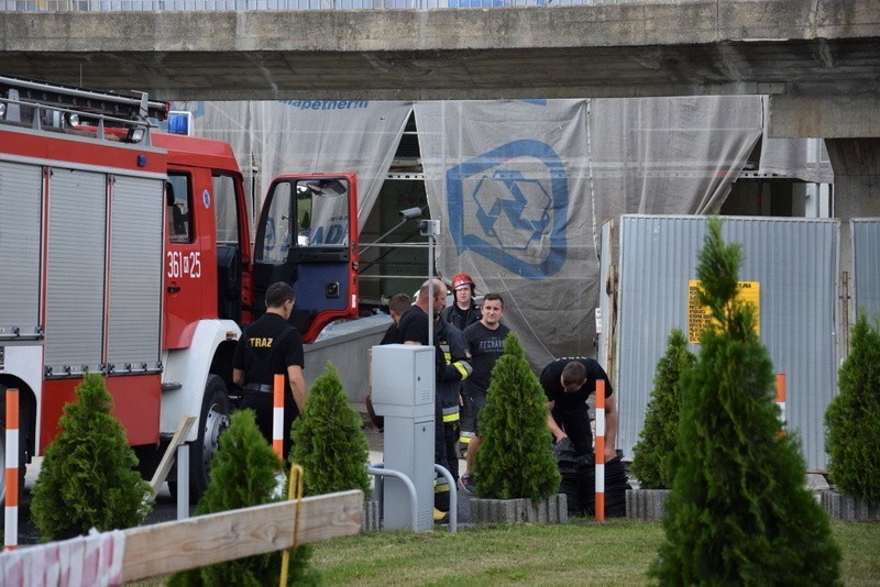 Pożar w szpitalu św. Łukasza w Tarnowie. Trzeba było włączyć zasilanie awaryjne [ZDJĘCIA]