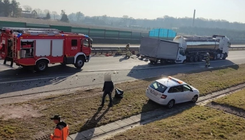 Wypadek na autostradzie A4 pod Opolem. Na miejsce wezwano...