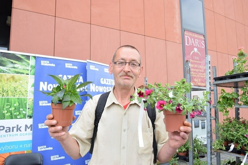 Nowy Sącz. Gazeta Krakowska razem z Park M rozdała kwiatki na Dzień Matki