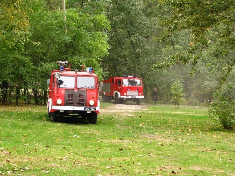 Ćwiczenia strażaków z powiatu wąbrzeskiego