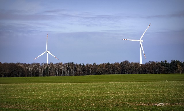 Wiatraki na farmie wiatrowej pod Żarami rosną jak grzyby po deszczu.