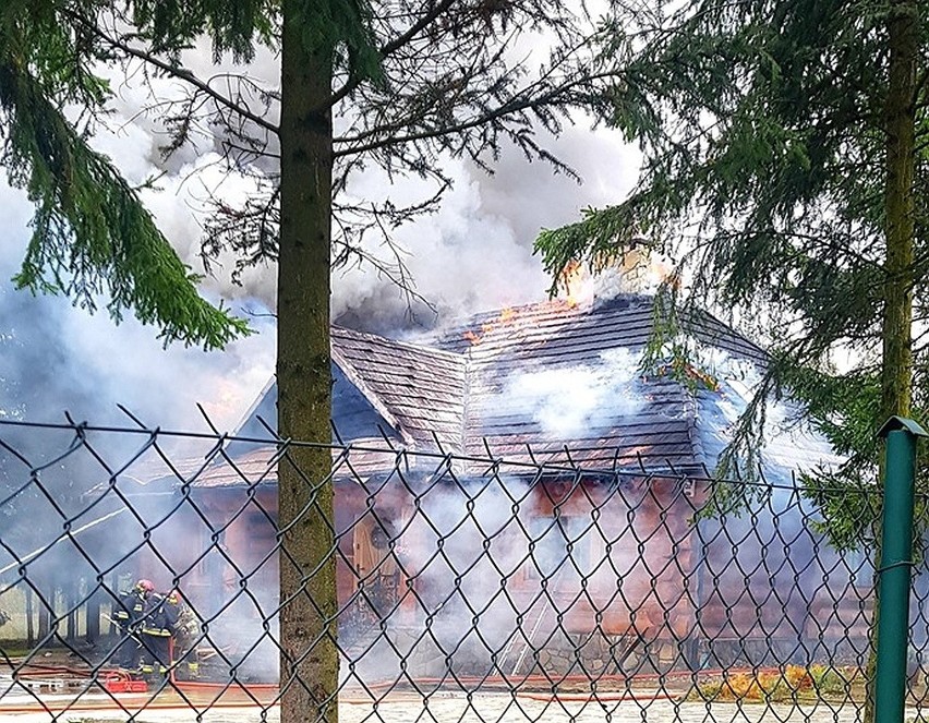 Pożar domu jednorodzinnego pod Strzelinem