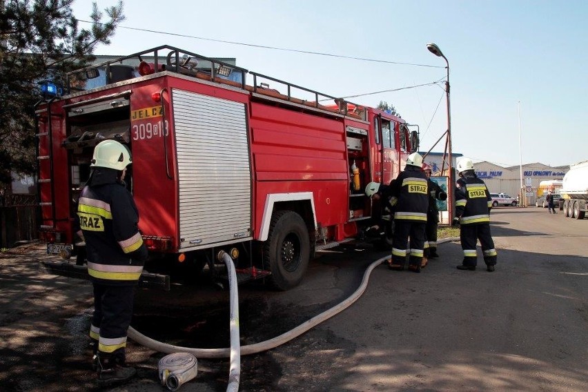 Paliła się instalacja w przepompowni na stacji paliw przy...