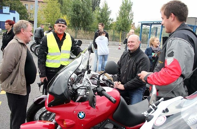 Motocykliści z gminy Wielgie.