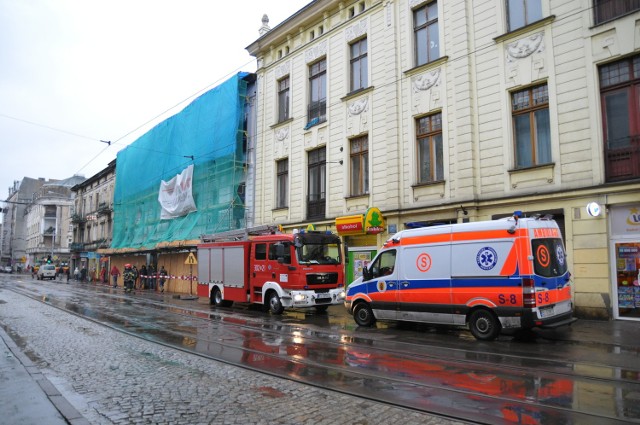 Wyciek gazu w kamienicy na Legionów przy Gdańskiej był przyczyna pożaru.