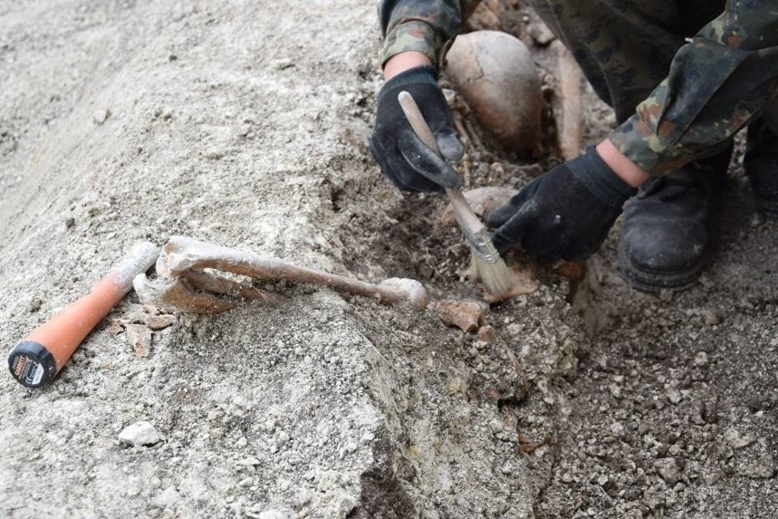 Podczas prac ziemnych w Chełmie natrafiono na ludzkie kości. To więźniowie Stalagu 319