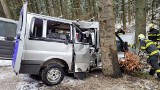 Śmiertelny wypadek w Muszynce. Tragedia na drodze przy granicy polsko-słowackiej. Jedna osoba nie żyje, trzy są ranne [ZDJĘCIA]