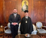 Prezes fundacji Hagia Marina spotkał się z patriarchą Konstantynopola Bartłomiejem