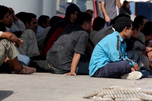 Ponad tysiąc uchodźców przypłynęło na włoską wyspę Lampedusę w ciągu jednego dnia. Zdjęcie ilustracyjne