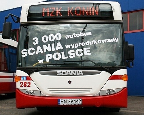 Jubileuszowy, 3000 autobus ze słupskiej Scanii. 