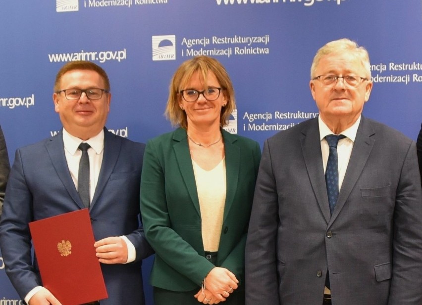Nominacji Wojciecha Legawca (pierwszy z lewej) na stanowisko...