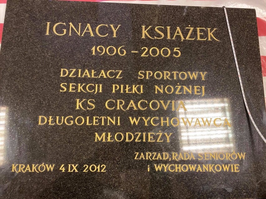 Cracovia. Ignacy Książek, klubowa legenda, zostanie uhonorowany pamiątkową tablicą
