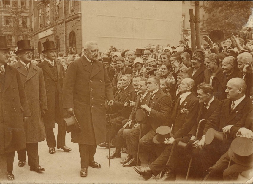 Prezydent Rzeszy Paul von Hindenburg w Gliwicach 17 IX 1928...