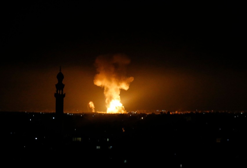 Bombardowanie w Strefie Gazy