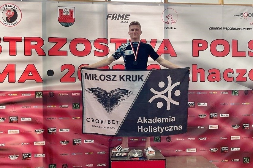 Miłosz Kruk i Oskar Rembak złotymi medalistami mistrzostw Polski w MMA