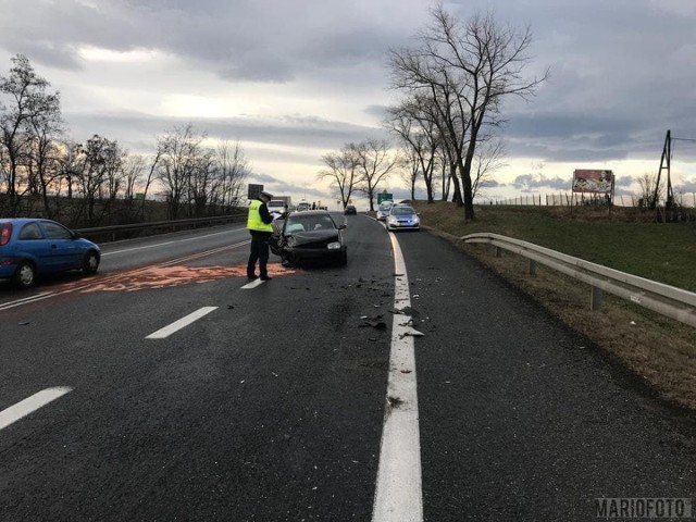 Hanuszów. Wypadek na DK46.