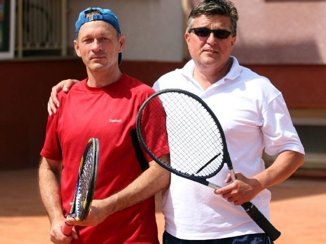 Ostrołęccy debliści Marek Dawidczyk i Janusz Mierzejewski mają za sobą udany miniony sezon.