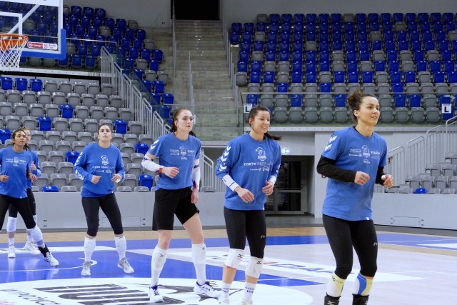 Trening Radomki przed meczem z Pałac Bydgoszcz.