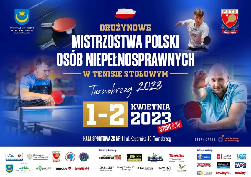 Niepełnosprawni tenisiści z całego kraju zagrają w Tarnobrzegu. Kibicuj zawodnikom drużynowych mistrzostw Polski. Program   