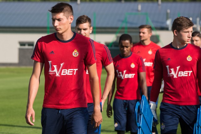 Piłkarze Wisły Kraków na pierwszym treningu w Myśleniach przed nowym sezonem