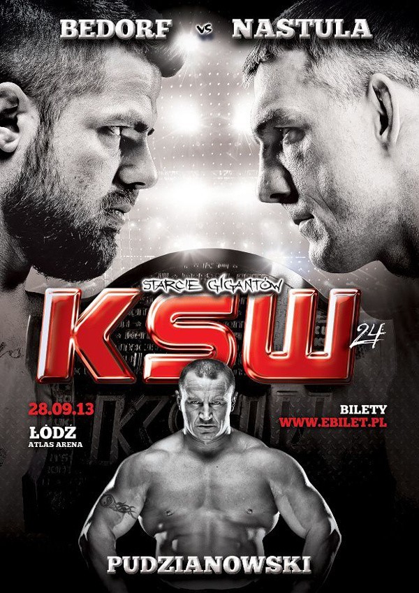 Plakat promujący galę KSW 24