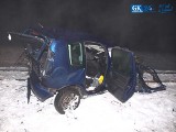 Wypadek w Daszewie. O krok od tragedii [nowe zdjęcia]