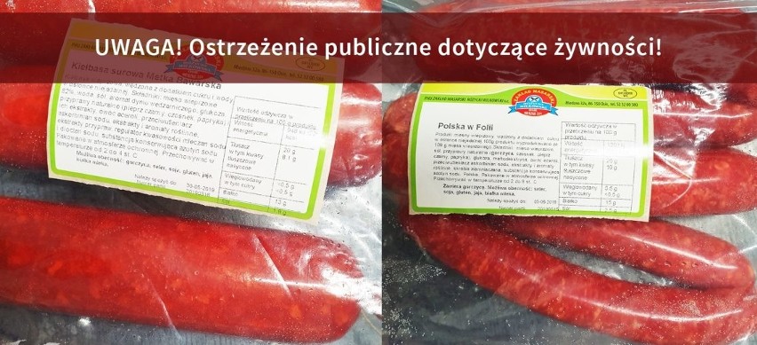 Ostrzeżenie GIS. W kiełbasach wykryto bakterię Listeria monocytogenes. Nie jedzcie ich [ZDJĘCIA] 29.05.2019