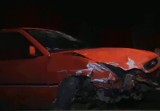 Wypadek na drodze Gorzów Śląski - Pawłowice (wideo)