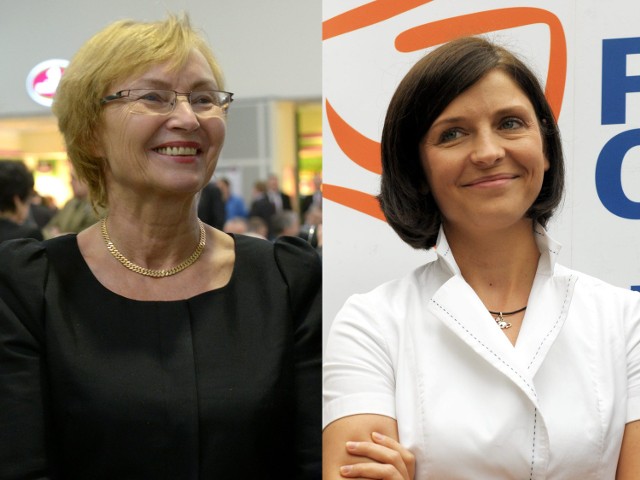 Lena Kolarska-Bobińska (z lewej) i Joanna Mucha. Pierwsza weszła do rządu, druga właśnie zakończyła w nim pracę. Ministrem pozostał inny reprezentant Lubelszczyzny - Włodzimierz Karpiński, szef resortu skarbu państwa. 