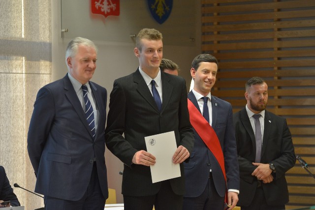 Min. Jarosław Gowin, wicepremier i minister nauki i szkolnictwa wyższego, wygłosił dziś wykład inaugurujący V edycję Collegium Nobilium Opoliense.