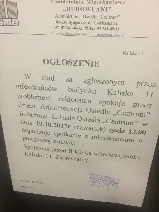 Konflikt na Leśnym w Bydgoszczy. "Dzieci są zbyt głośne"