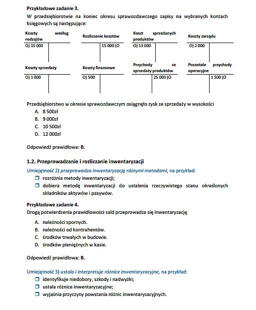 Nowy egzamin zawodowy 2014: TECHNIK EKONOMISTA [ARKUSZE...