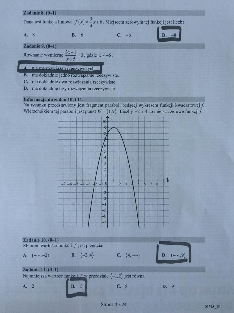 MATURA 2017. Matematyka - rozwiązania, odpowiedzi, arkusz...