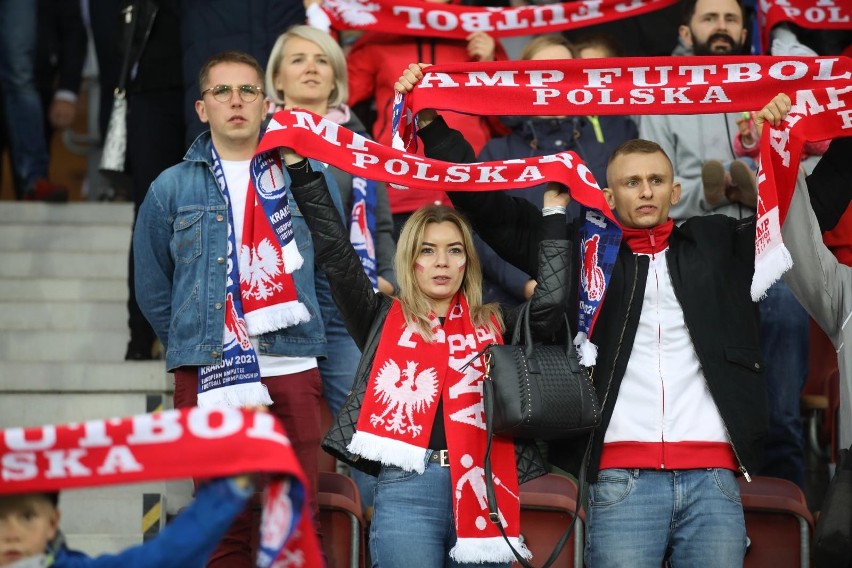 19.09.2021, Kraków: kibice podczas meczu o brązowy medal ME...