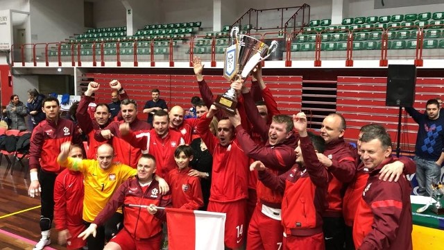 Reprezentacja Polski Księży została mistrzem Europy w piłce nożnej halowej Brescia 2018.