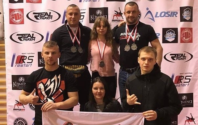 Reprezentacja Klubu Kaito Stalowa Wola podczas Winter Open 2017 Gi & NoGi Jiu Jitsu w Poznaniu