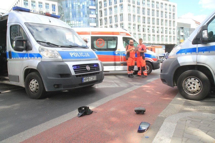 Wypadek przy Wroclavii. Osiem osób rannych, w tym dwie ciężko