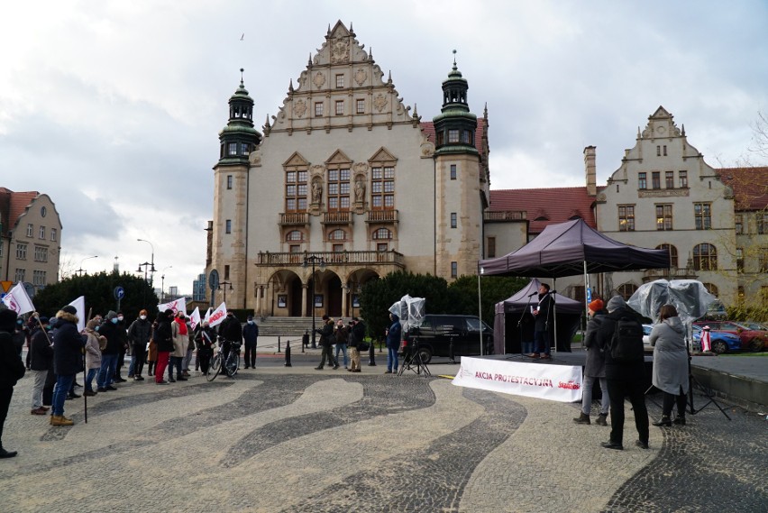 Akcja protestacyjna szkolnictwa wyższego w Poznaniu - pl....
