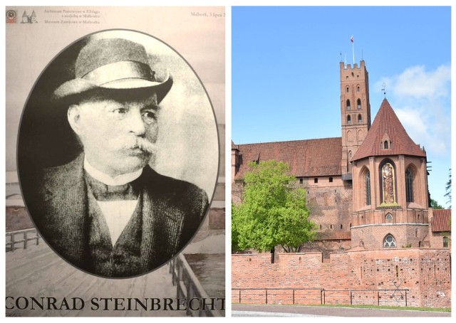 Conradowi Steinbrechtowi zawdzięczamy taki widok zamku, nawiązujący do średniowiecza.