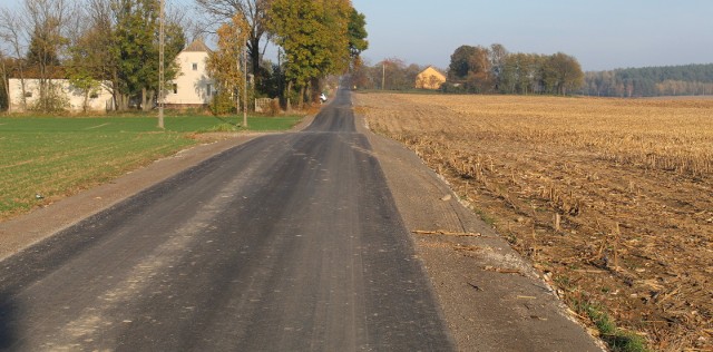 Dokonano odbioru końcowego przebudowy drogi gminy Golub-Dobrzyń – z Poćwiardowa do granicy gminy
