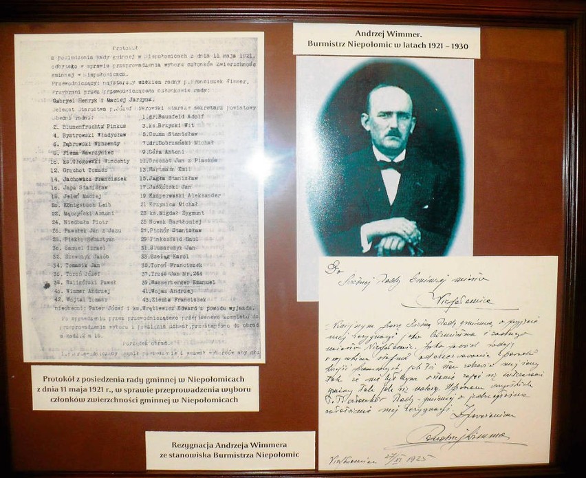 Dokumenty dotyczące burmistrza Andrzeja Wimmera (1891-1830)