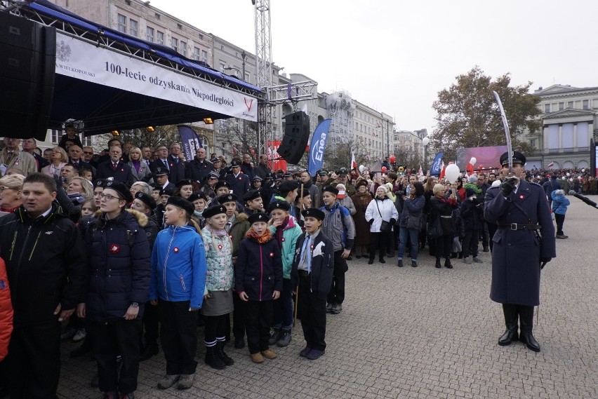 Poznaniacy świętują 100. rocznicę odzyskania niepodległości...