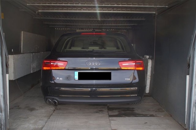 Mężczyzna ukrył auto w jednym z Głogowskich garaży.
