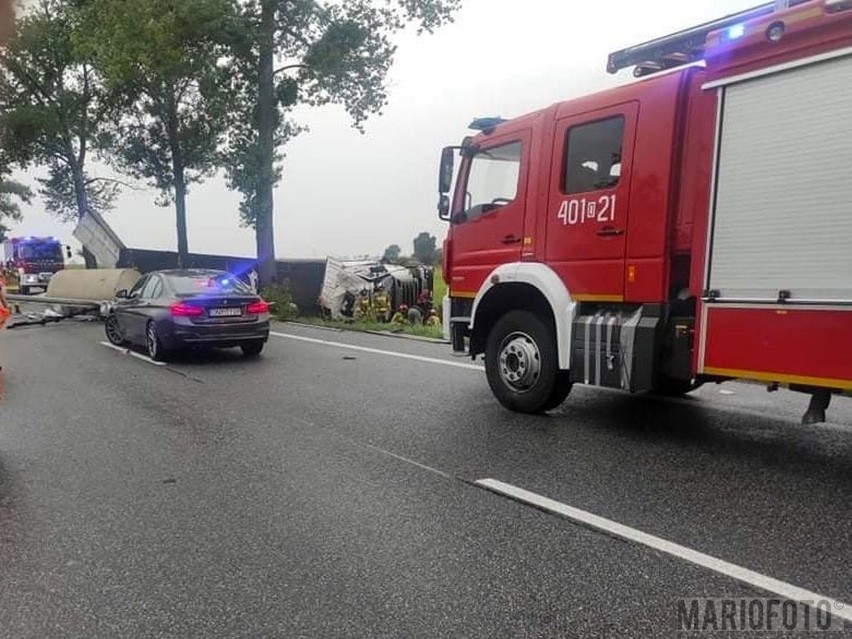 Wypadek w Łukowicach Brzeskich. Na drodze krajowej nr 39...