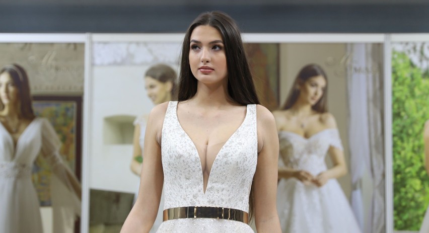 Uczestniczki konkursu Miss Polski 2020 w sukniach ślubnych....