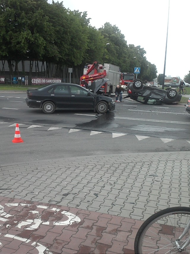 Wypadek na ul. Związkowej w Lublinie