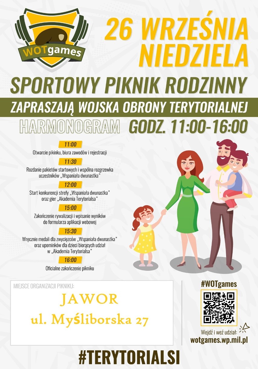 Już w niedzielę „WOTgames” – rodzinny piknik sportowy w Jaworze!