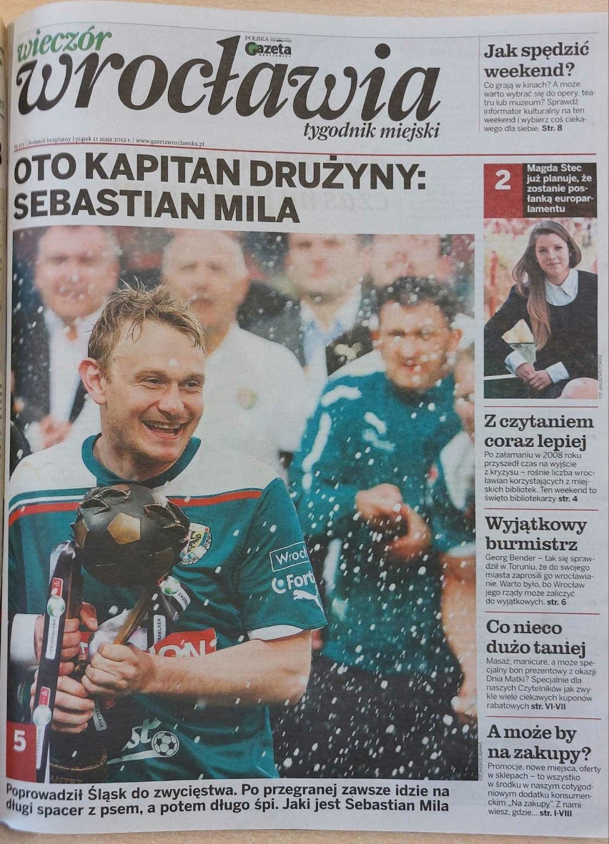 Strony sportowe we wrocławskich gazetach na przestrzeni...
