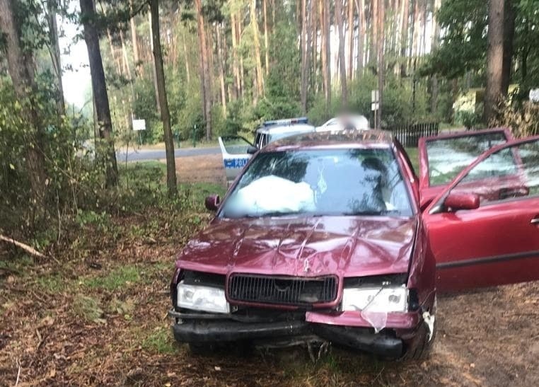 Małaszek. Pijany mieszkaniec gminy Wąsewo zakończył jazdę na... przydrożnej kapliczce